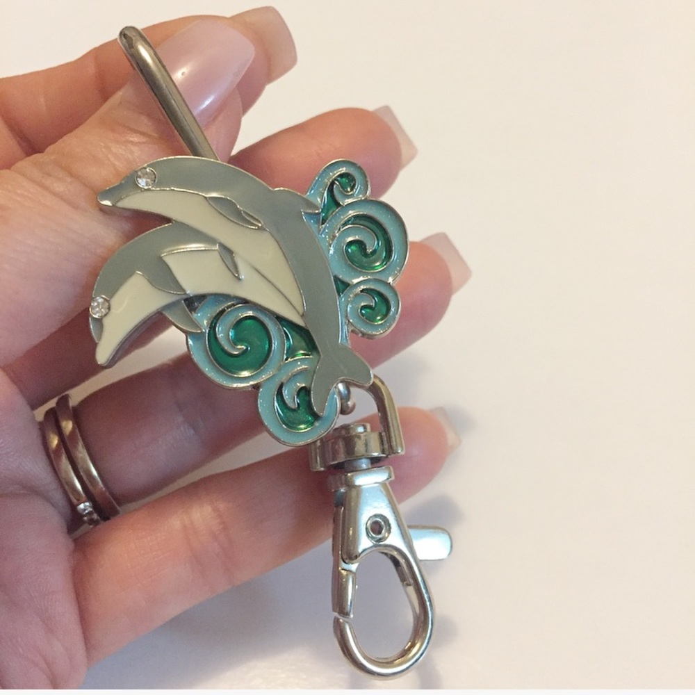 Dolphin 🐬 Finders Key Purse NWT - Picture 2 of 3